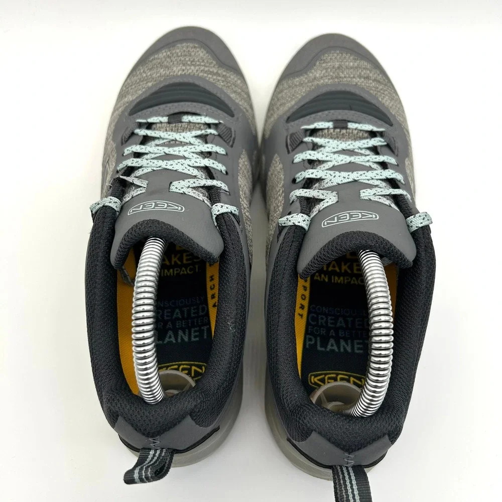 KEEN Terradora Flex Hiking Shoes Womens 8.5 Grey Waterproof Low Top Sneakers